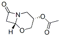 5-Oxa-1-azabicyclo[4.2.0]octan-8-one,3-(acetyloxy)-,(3S,6R)-(9CI) Structure