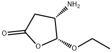 2(3H)-Furanone,4-amino-5-ethoxydihydro-,(4S,5R)-(9CI) Structure