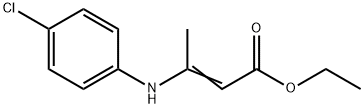 ETHYL 3-(4-CHLOROANILINO)CROTONATE Structure