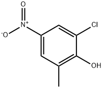 6-chloro-4-nitro-o-cresol Structure