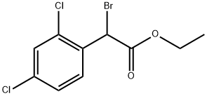 A-BROMO-2,4-DICHLOROBENZENEACETIC ACID ETHYL ESTER 구조식 이미지