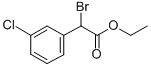 ALPHA-BROMO-3-CHLOROBENZENEACETIC ACID ETHYL ESTER Structure