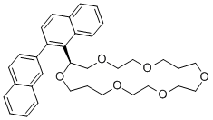 (S)-2,2'-BINAPHTHYL-20-크라운-6 구조식 이미지