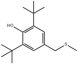 2,6-DI-TERT-BUTYL-4-[(METHYLTHIO)METHYL]PHENOL Structure