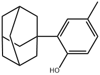 2-(1-아다만틸)-4-메틸페놀 구조식 이미지