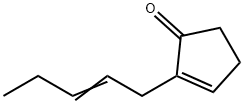 2-(2-cis-Pentenyl)-2-cyclopenten-1-one Structure