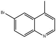 6-Bromo-4-methylquinoline 구조식 이미지