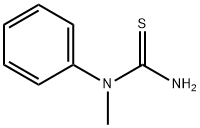 N-METHYL-N-PHENYLTHIOUREA Structure