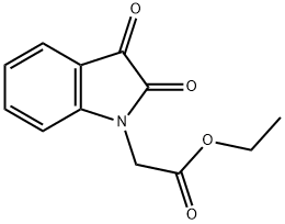 2,3-dihydro-2,3-dioxo-1h-indole-1-aceticaciethylester Structure