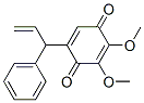 2,3-Dimethoxy-5-(1-phenyl-2-propenyl)-2,5-cyclohexadiene-1,4-dione 구조식 이미지