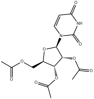 2',3',5'-Tri-O-acetyluridine Structure