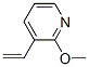 Pyridine, 3-ethenyl-2-methoxy- (9CI) Structure