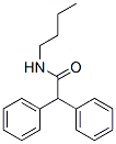 N-부틸-2,2-디페닐아세트아미드 구조식 이미지