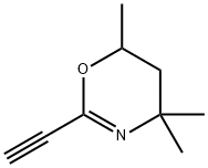4H-1,3-Oxazine, 2-ethynyl-5,6-dihydro-4,4,6-trimethyl- (9CI) Structure