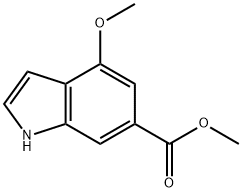 4-METHOXY-6-INDOLE CARBOXYLIC ACID METHYL ESTER Structure