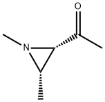 Ethanone, 1-(1,3-dimethyl-2-aziridinyl)-, cis- (9CI) Structure