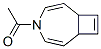 4-Azabicyclo[5.2.0]nona-2,5,8-triene, 4-acetyl- (9CI) Structure