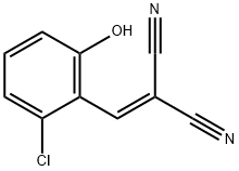 2-CHLORO-6-HYDROXYBENZALMALONONITRILE Structure