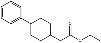 4-PHENYL-CYCLOHEXANEACETIC ACID ETHYL ESTER Structure