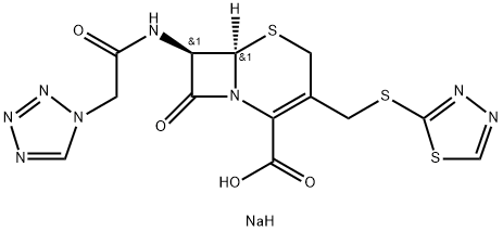 Ceftezole sodium Structure