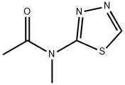Acetamide,  N-methyl-N-1,3,4-thiadiazol-2-yl- Structure