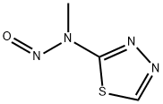 1,3,4-Thiadiazol-2-amine,  N-methyl-N-nitroso- Structure