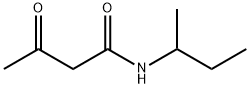 BUTANAMIDE, N-(1-METHYLPROPYL)-3-OXO- Structure