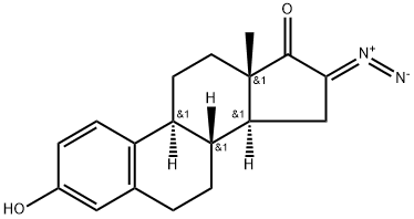 16-diazoestrone Structure