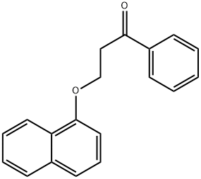 3-(1-Naphthalenyloxy)propiophenone Structure