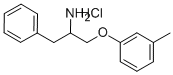 ALPHA-[(3-TOLYLOXY)METHYL]PHENETHYLAMINE HYDROCHLORIDE Structure