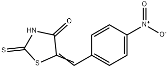 5-[1-(4-NITRO-PHENYL)-METH-(Z)-YLIDENE]-2-THIOXO-THIAZOLIDIN-4-ONE 구조식 이미지