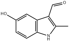 1H-Indole-3-carboxaldehyde,5-hydroxy-2-methyl-(9CI) 구조식 이미지