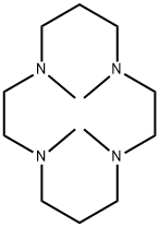 1,4,8,11-TETRAMETHYL-1,4,8,11-TETRAAZACYCLOTETRADECANE 구조식 이미지