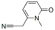 2-Pyridineacetonitrile, 1,6-dihydro-1-methyl-6-oxo- (9CI) Structure