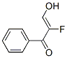 2-Propen-1-one, 2-fluoro-3-hydroxy-1-phenyl- (9CI) 구조식 이미지