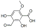 Benzoic acid, 3-formyl-2,4-dihydroxy-6-methoxy- (9CI) Structure