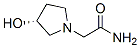 1-Pyrrolidineacetamide,3-hydroxy-,(3R)-(9CI) Structure