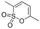 1,2-Oxathiin, 3,6-dimethyl-, 2,2-dioxide (9CI) Structure