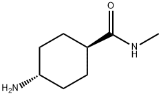 Cyclohexanecarboxamide, 4-amino-N-methyl-, trans- (9CI) 구조식 이미지