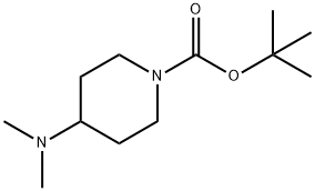 N-Boc-4-Dimethylaminopiperidine 구조식 이미지
