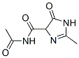 1H-Imidazole-4-carboxamide,  N-acetyl-4,5-dihydro-2-methyl-5-oxo- Structure