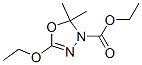 1,3,4-Oxadiazole-3(2H)-carboxylicacid,5-ethoxy-2,2-dimethyl-,ethylester(9CI) 구조식 이미지