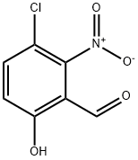 3-CHLORO-6-HYDROXY-2-NITROBENZALDEHYDE Structure