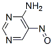 4-피리미딘아민,5-니트로소-(9CI) 구조식 이미지