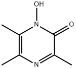 2(1H)-Pyrazinone,  1-hydroxy-3,5,6-trimethyl- Structure
