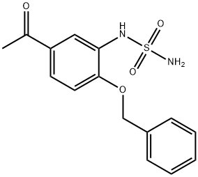 Sulfamide, [5-acetyl-2-(phenylmethoxy)phenyl]- (9CI) Structure