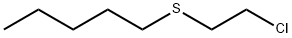 2-Chloroethylpentyl sulfide Structure