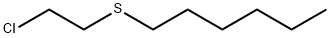 2-CHLOROETHYL HEXYL SULFIDE Structure