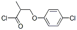 (p-클로로페녹시)이소부티로일클로라이드 구조식 이미지