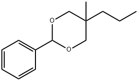 5-methyl-2-phenyl-5-propyl-1,3-dioxane Structure